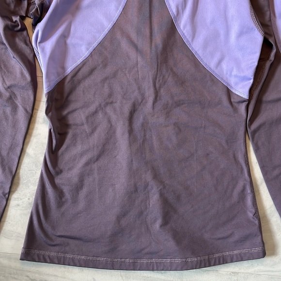 Nike  Pro 1/2 zip dri fit jacket   Color block periwinkle & purple gray   Size S - Picture 9 of 12